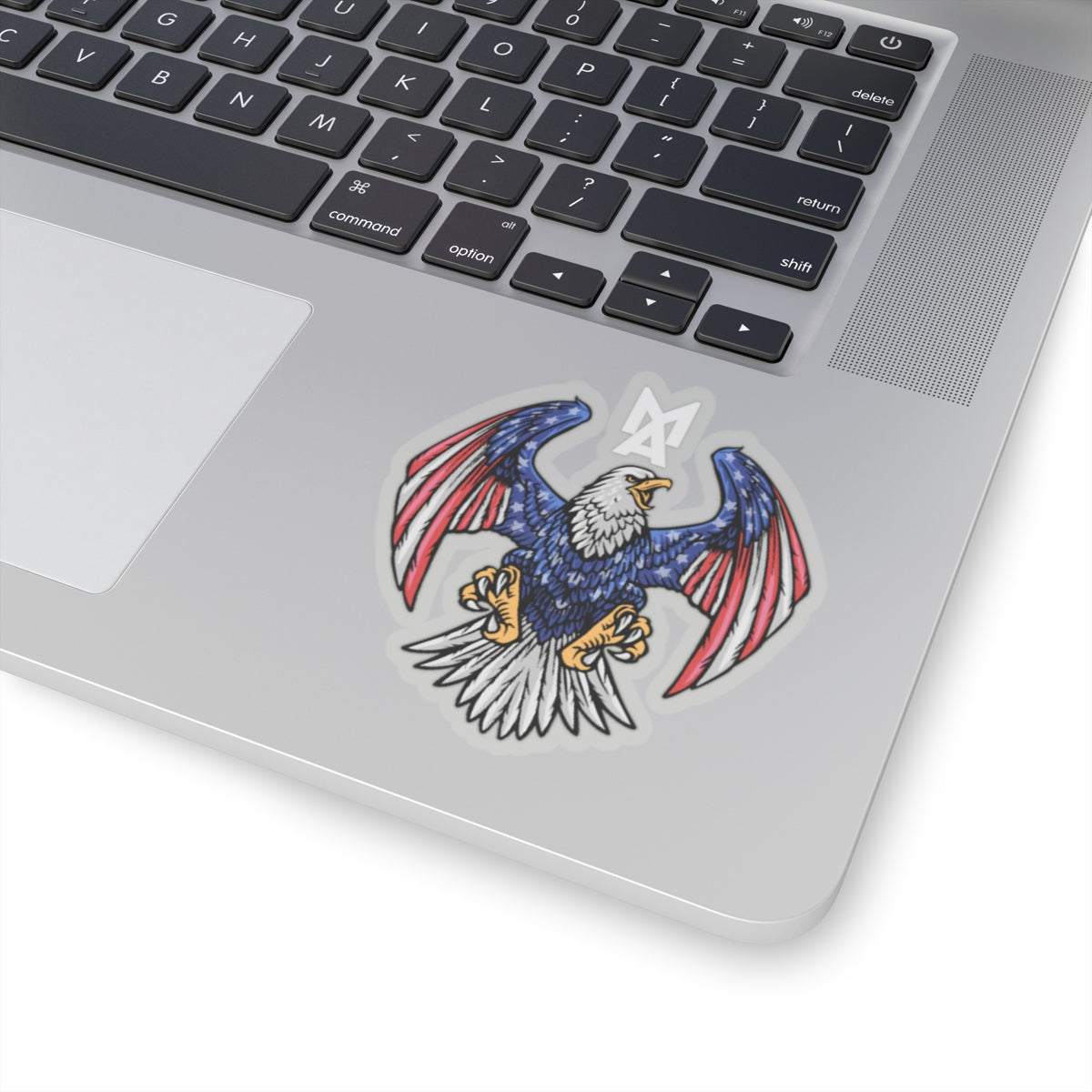 MA Eagle Logo Sticker (White)