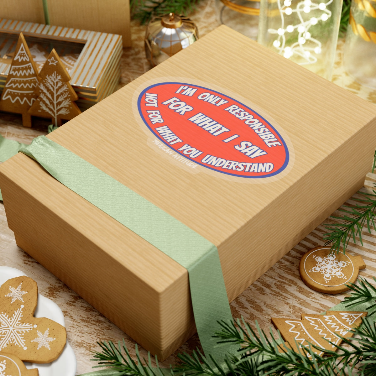 Responsible Sticker (White)