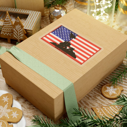 Iwo Jima Flag Sticker