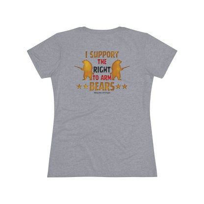 Support The Right To Arm Bears T-shirt (Women)