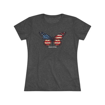 'Merican Butterfly 2 T-shirt (Women)