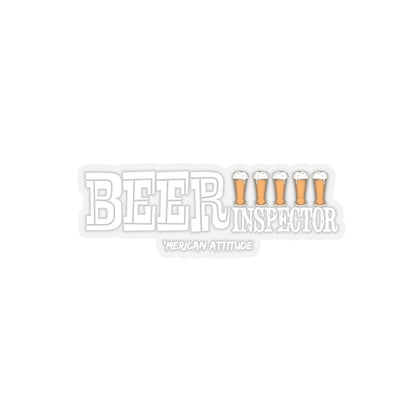 Beer Inspector Sticker (White)