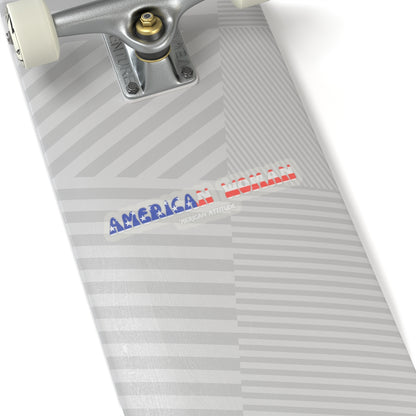 American Woman Sticker (White)