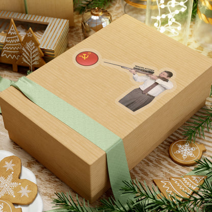 Ronnie On Target Sticker (Black)