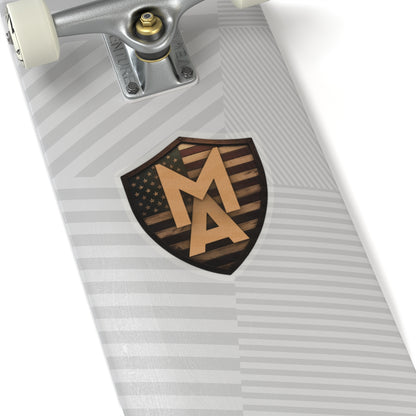 MA Shield Logo Sticker