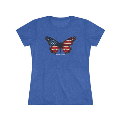 'Merican Butterfly 2 T-shirt (Women)