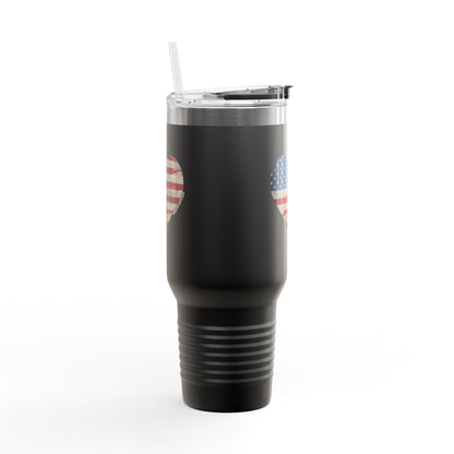 The Flag Is In Your Heart Tumbler (40oz)