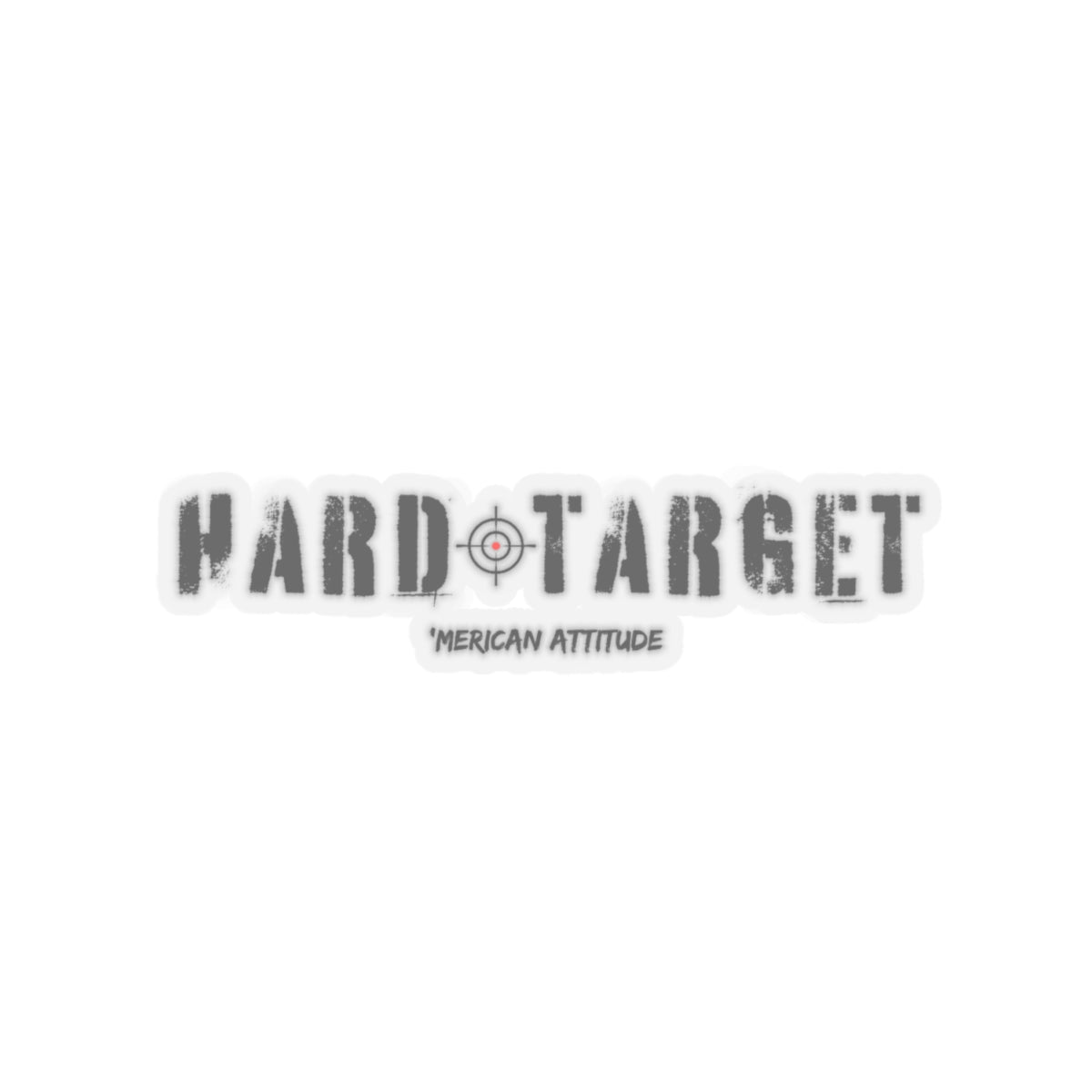 Hard Target Sticker (Black)