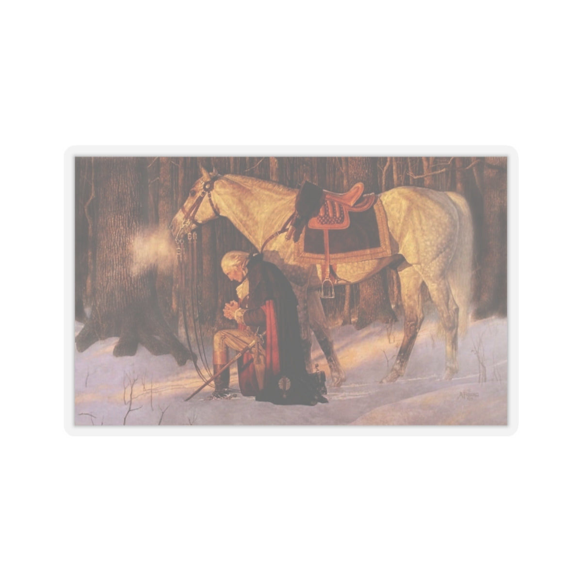 George's Prayer Sticker