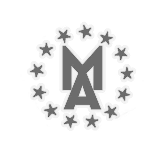 MA Stars Logo Sticker (Black)