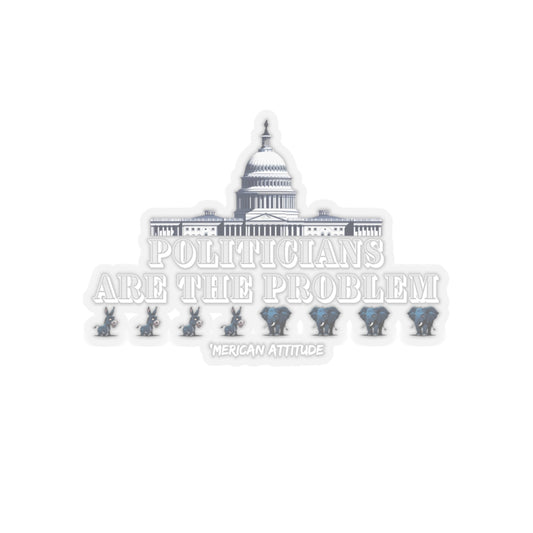 The Problem Sticker (White)