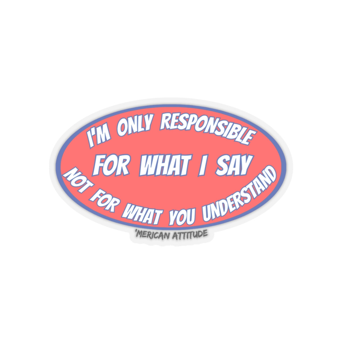 Responsible Sticker (Black)