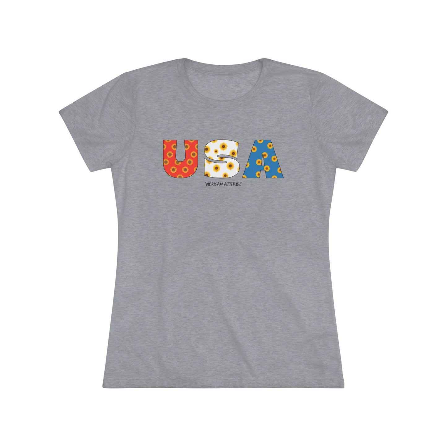 USA Sunflowers T-shirt (Women)
