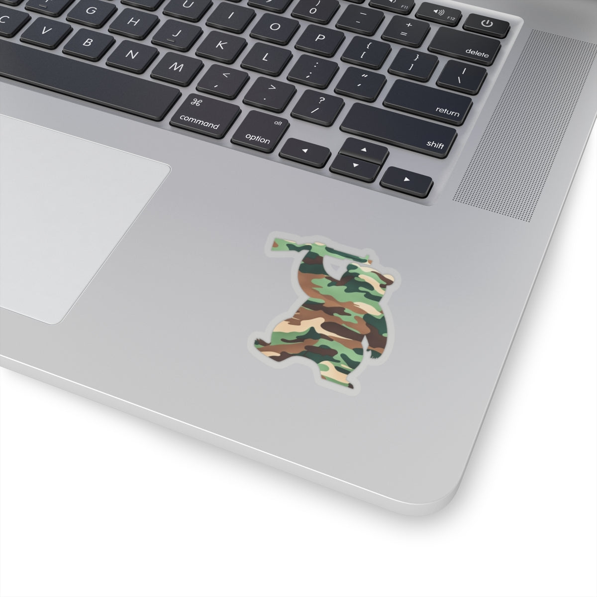 MA Armed Bear Logo Sticker (Camo 1)