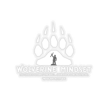 Wolverine Mindset Sticker (White)