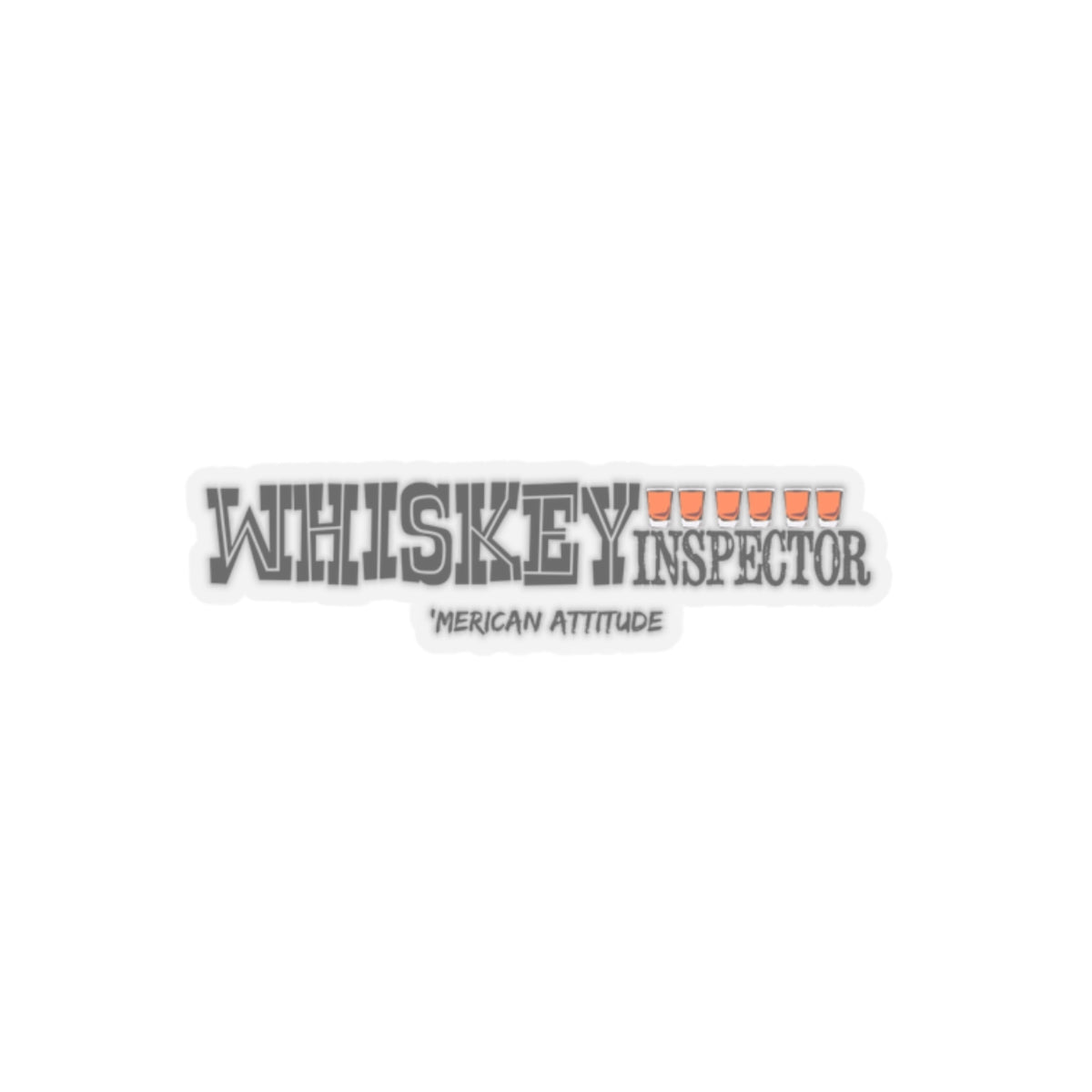 Whiskey Inspector Sticker (Black)