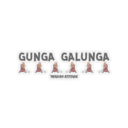 Gunga Galunga Sticker (Black)