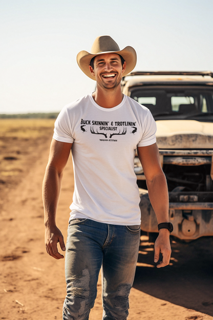 Buck Skinnin' & Trotlinin' T-Shirt