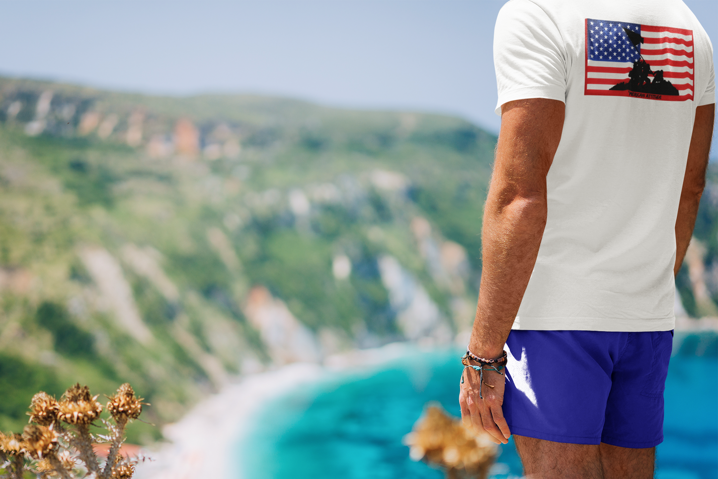 Iwo Jima Flag T-Shirt