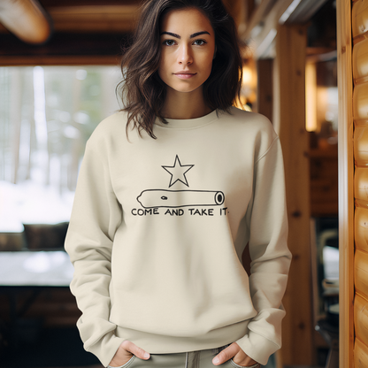 Come And Take It Cannon Sweatshirt