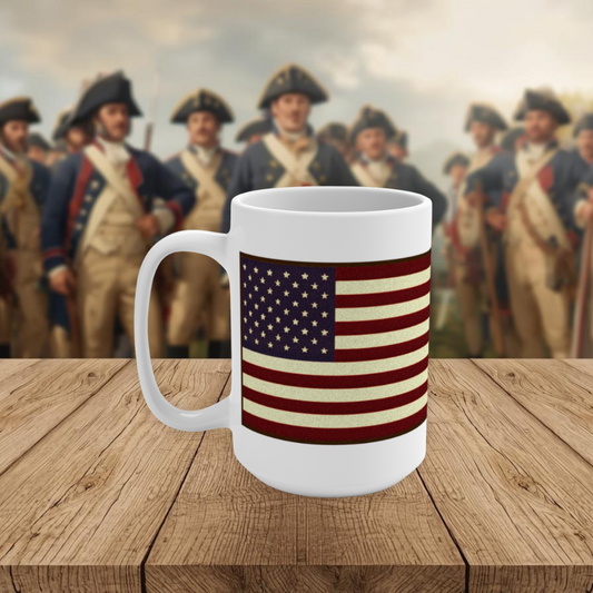 Old Glory  15oz Mug (White)