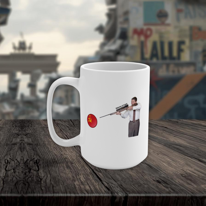 Ronnie on Target  15oz Mug (White)