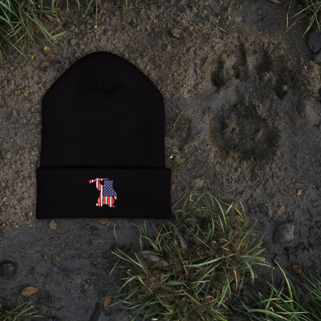 RW&B Armed Bear Beanie