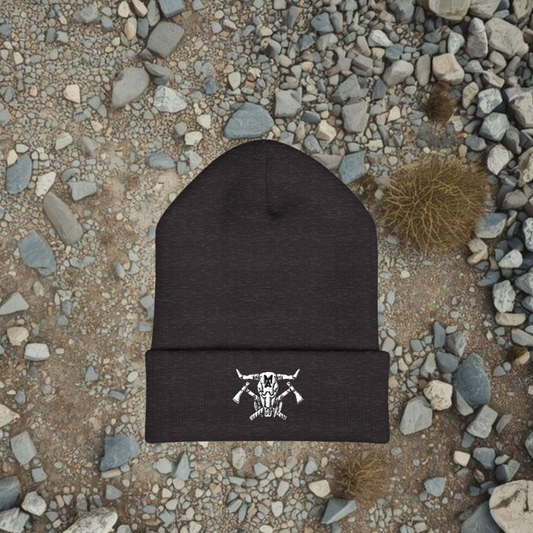 MA Skull & Hatchets Beanie 2