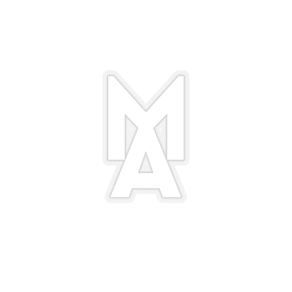 MA Logo Sticker (White)