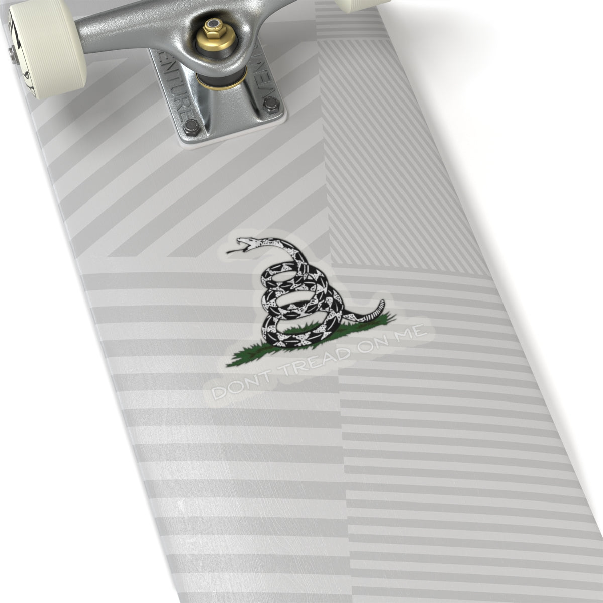 Gadsden Sticker (White)