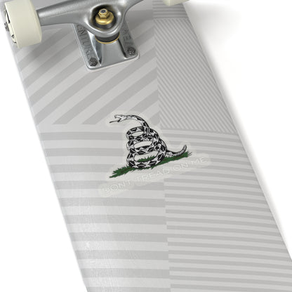 Gadsden Sticker (White)