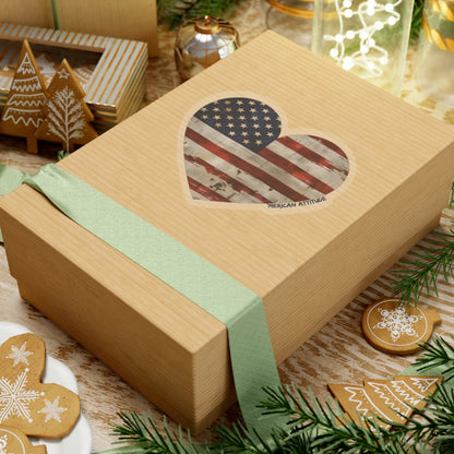 The Flag Is In Your Heart Sticker (Black)