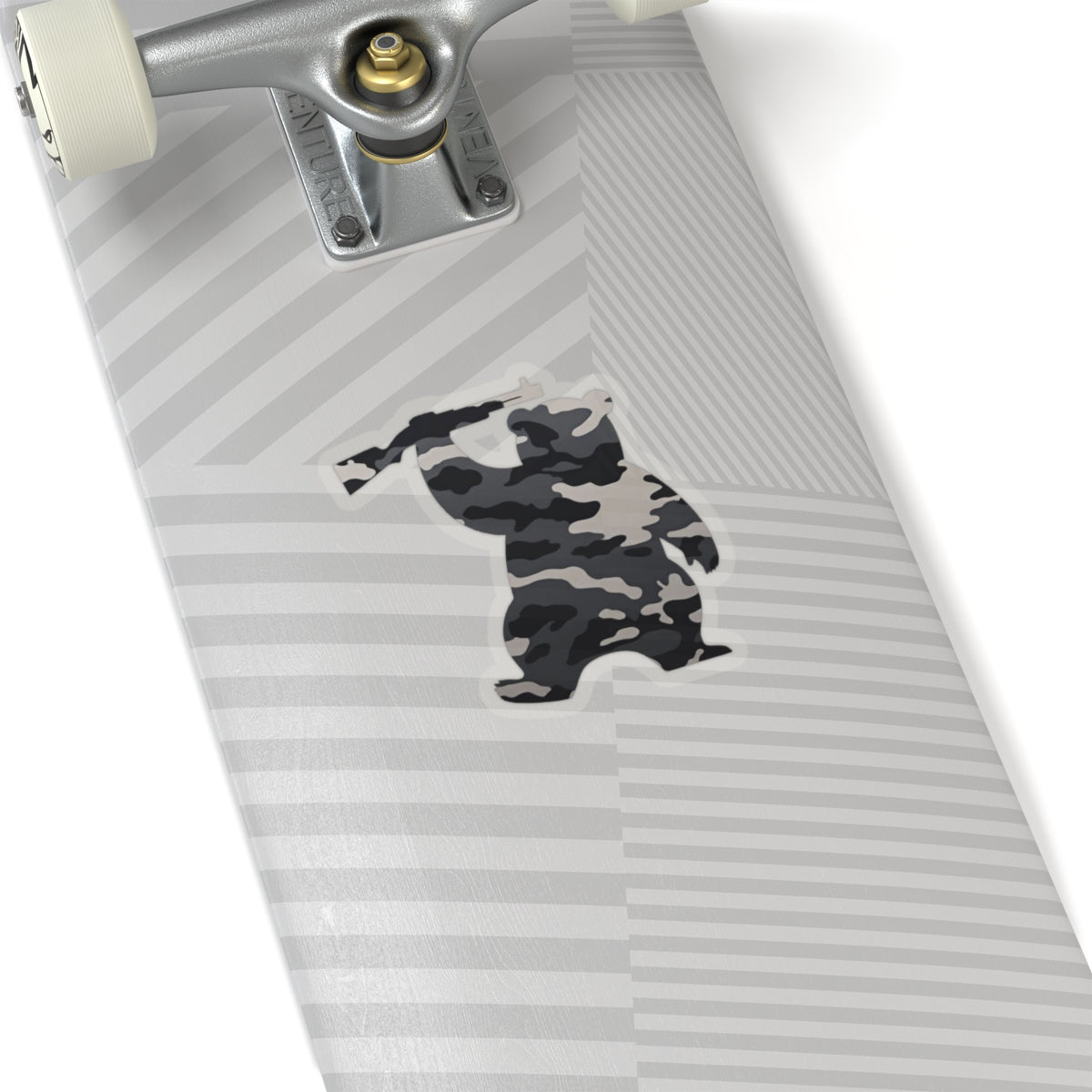 MA Armed Bear Logo Sticker (Camo 3)