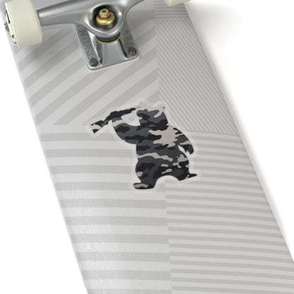MA Armed Bear Logo Sticker (Camo 3)