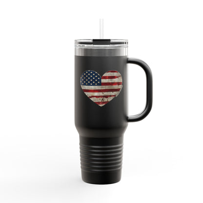 The Flag Is In Your Heart Tumbler (40oz)
