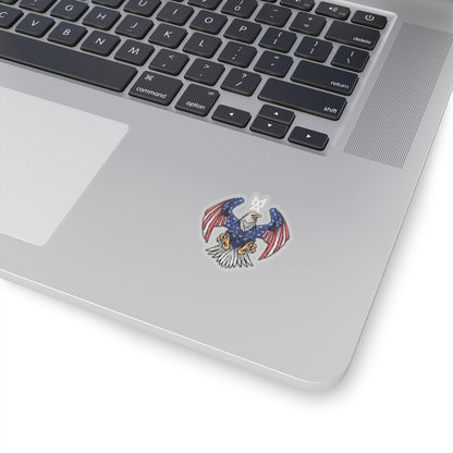 MA Eagle Logo Sticker (White)