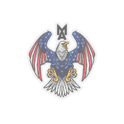 MA Eagle Logo Sticker (Black)