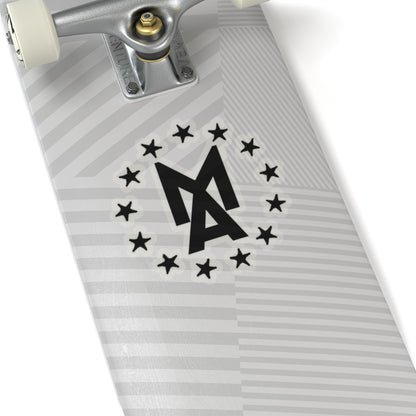 MA Stars Logo Sticker (Black)