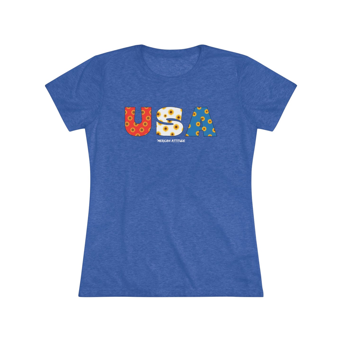 USA Sunflowers T-shirt (Women)