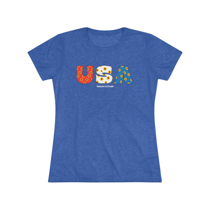 USA Sunflowers T-shirt (Women)
