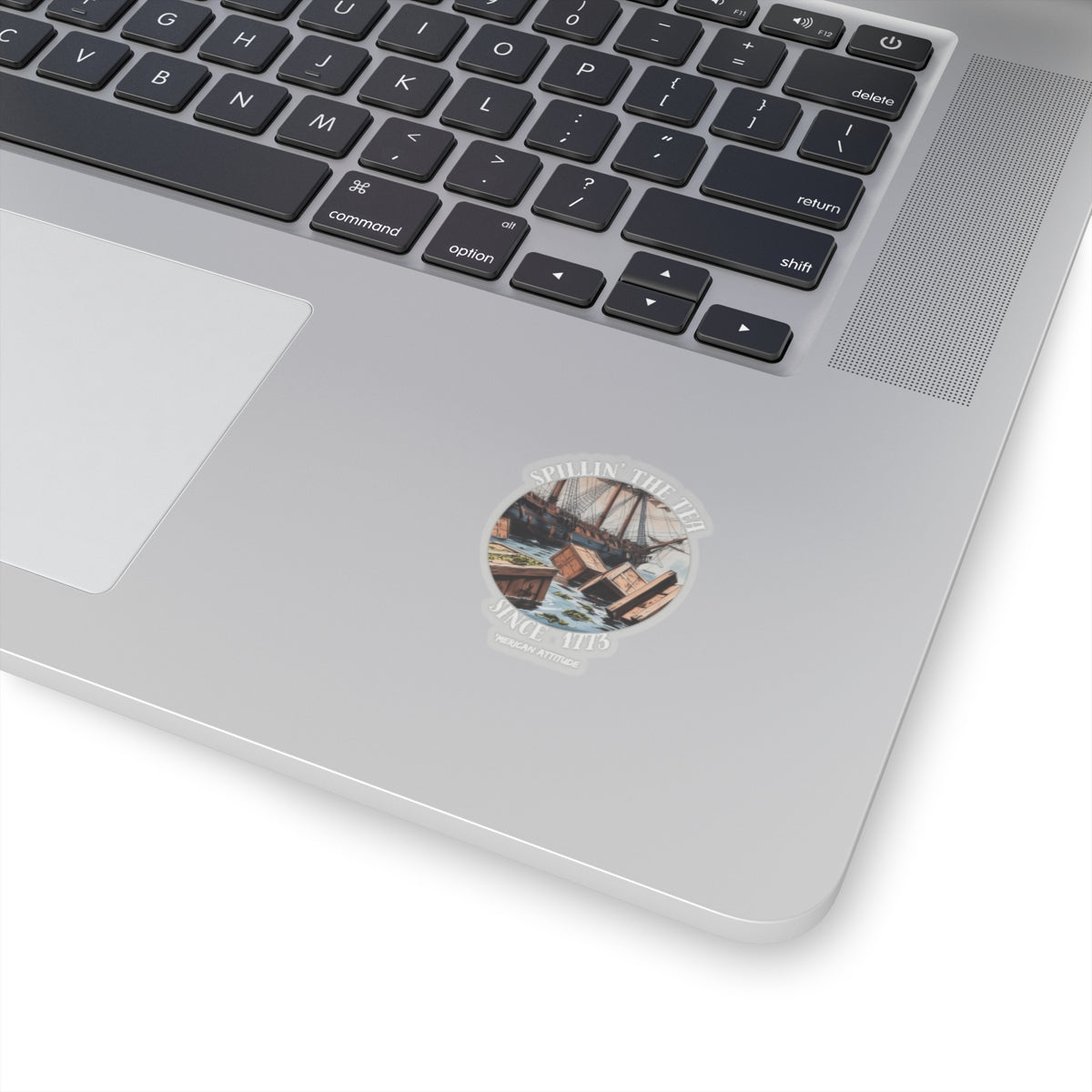 Spillin' The Tea Sticker (White)