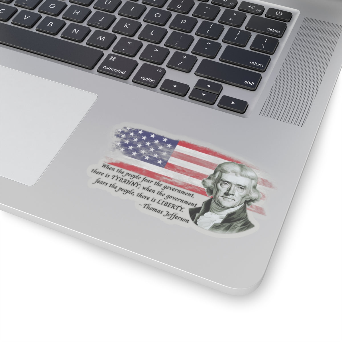 Tyranny vs. Liberty  Sticker (Black)