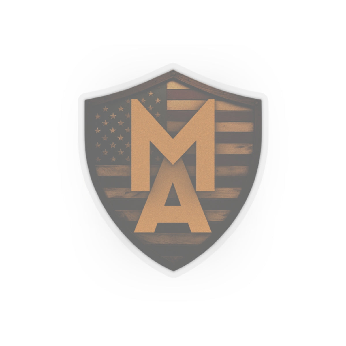 MA Shield Logo Sticker