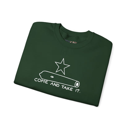 Come And Take It Cannon Sweatshirt