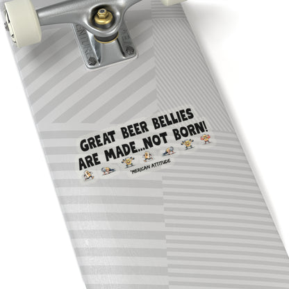 Great Beer Bellies Sticker (Black)