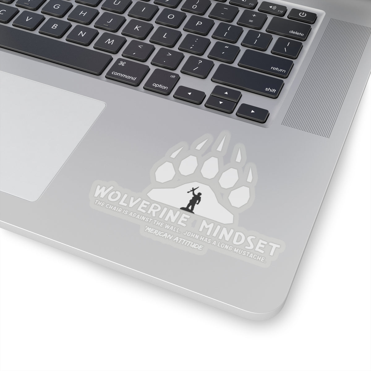 Wolverine Mindset Sticker (White)