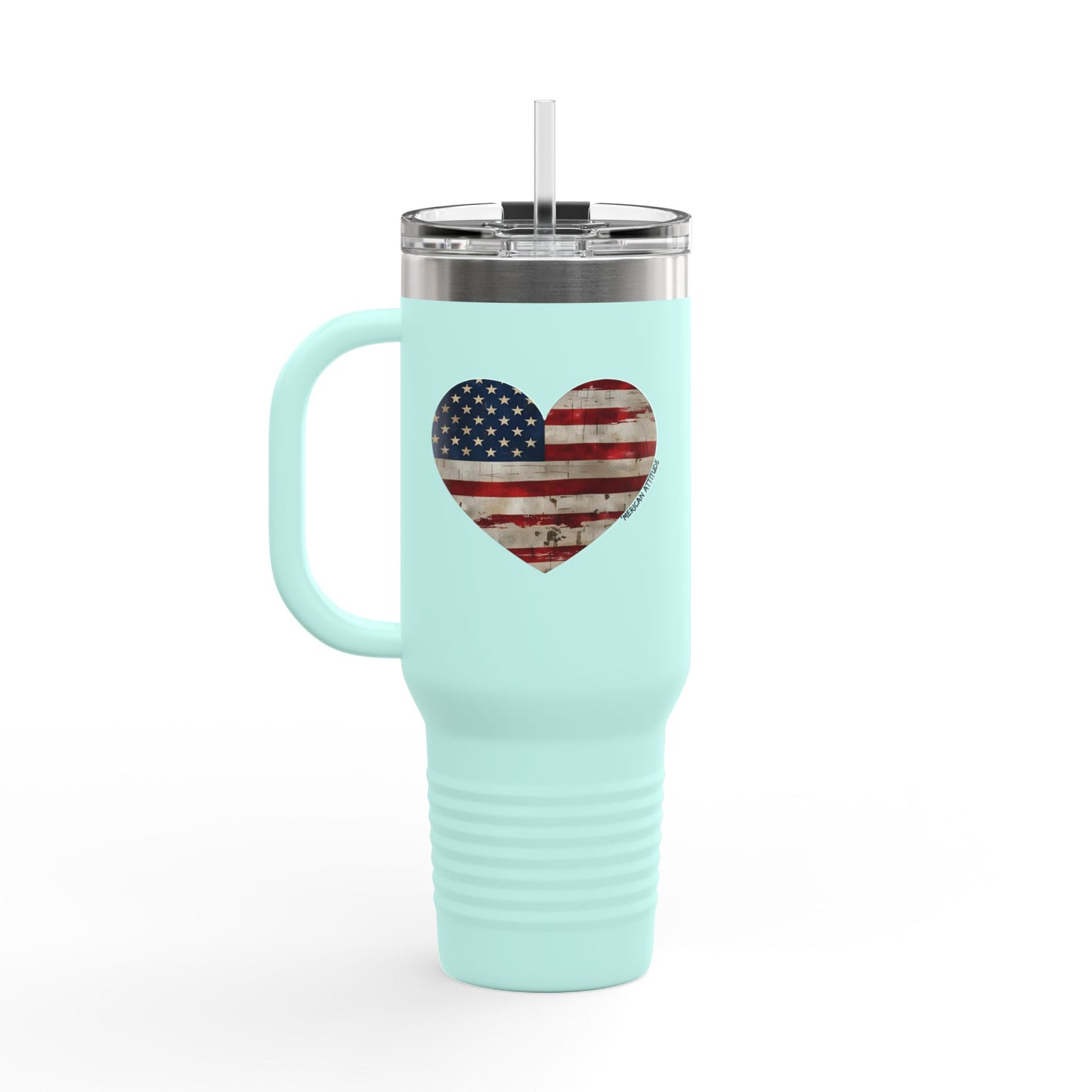 The Flag Is In Your Heart Tumbler (40oz)