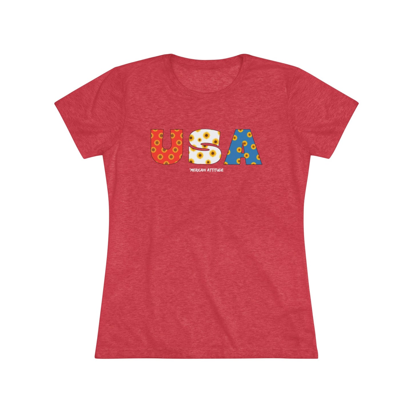 USA Sunflowers T-shirt (Women)