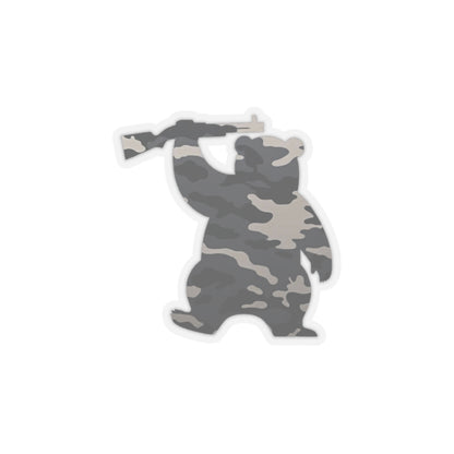MA Armed Bear Logo Sticker (Camo 3)