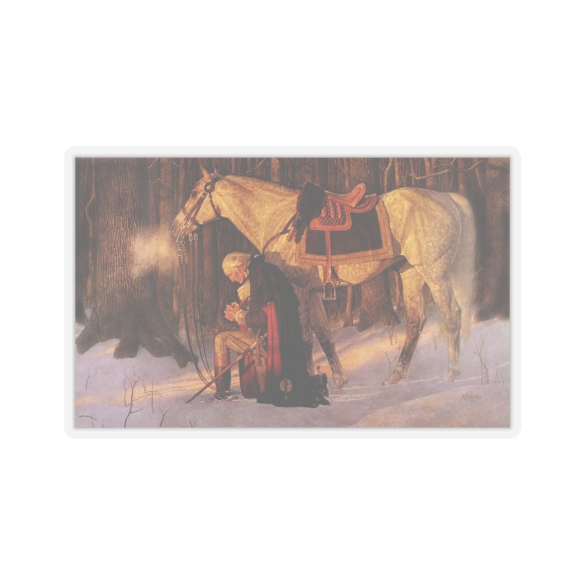 George's Prayer Sticker